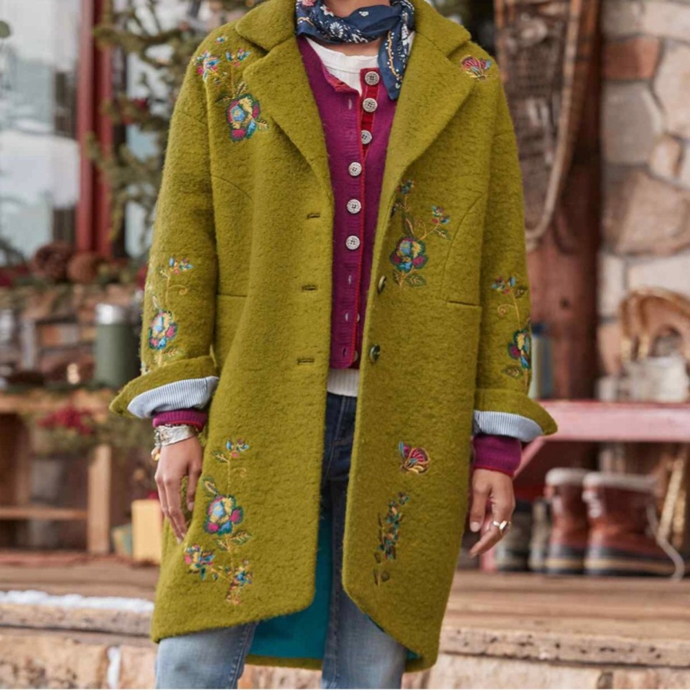 Woodland Fantasy coat. New with tags from Sundance. - Picture 9 of 9
